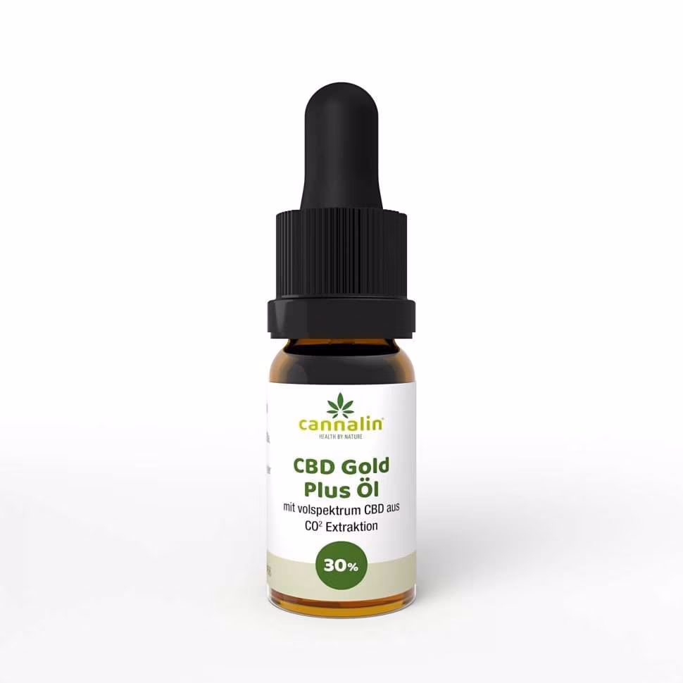 CBD Gold Plus Öl 30% – Breitspektrum THC frei