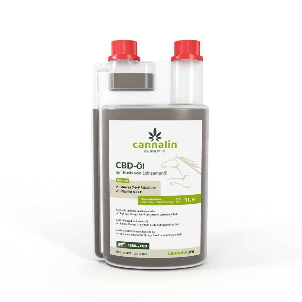 CBD-Öl auf Basis von Leinsamenöl | 1 Liter